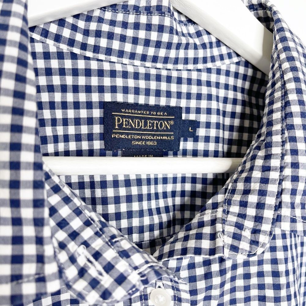 PENDLETON Plaid Button Up Top - image 4